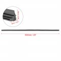 X Autohaux 2pcs 500mm 20inch 8x10mm 3 Section Rubber Windshield Wiper Blade Refills For Car