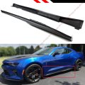 Fits For 2016-2020 Chevy Camaro Lt Ss Rs Matt Black Finish Zl1 Style Side Skirt Rocker Panel Extension