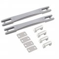 Uxcell Luggage Handle 220mm Long Strap Grip Replacement For Suitcase Case Gray 2pcs