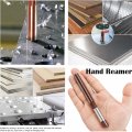 Auniwaig Chucking Reamer 10mm H8 9crsi Alloy Tool Steel 0 39inch Lathe Machine Straight Flutes Round Shank Milling Cutting For