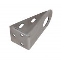 Ecotric Radiator Support Mount Bracket Compatible With 1988-2000 Chevy C K 1500 2500 3500 Series Steel