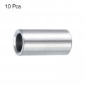 Uxcell 10pcs Stainless Steel Spacer 4 Bore X 3 8 Od Length Screw Standoff Bushing Plain Finish Round Metal For 1 Screws Bolts
