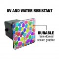 Colorful Balloons Pattern Tow Trailer Hitch Cover Plug Insert