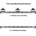 36 In 32led Traffic Advisor Light Bar Blue White Emergency Strobe Warning With Directional Flashing And 16 Ft Cord For 12 To 24