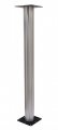 Tablelegsonline 27 Floor-mount Bar Leg Brushed Steel Single 