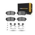 Front Disc Brake Pads For Toyota Sienna 2004 2010 Ceramic Friction 5000 Advanced Series With Clips Hardware And Shims 5 64 In