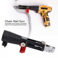 Eboxer Screw Drill Chain Adapter For Power Gun 41mm-46mm Chuck Range Automatic Spike Nail Kit Electric Woodworking Tool