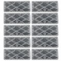 All Star Truck Parts 10x White Class A 70mmx30mm 2 75 X1 18 Rectangular Reflector Strong Stick-on 10 Pack For Trailers Trucks 
