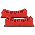 Recpro Rv Camper Leveling Kit With Curved Levelers And Wheel Chocks 2 Pack
