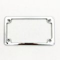 Smt-universal Compatible With Suzuki Kawasaki Harley Chrome License Plate Frame Motorcycle B00zzlmhlo