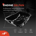 A-premium Lower Engine Oil Pan Sump With Drain Plug Compatible Volkswagen Jetta Passat Cc Golf Tiguan Beetle Eos Audi A3