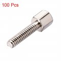 Uxcell 4 -40 5 12mm F M Brass Hex Standoff Spacer Screws Pcb Pillar Nickel Plated 100 Pcs