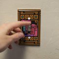 Geometric Tyrannosaurus Rex Dinosaur Aztec Mayan Style Plastic Wall Decor Toggle Light Switch Plate Cover 
