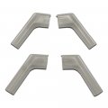 G-plus Rv Rain Gutter Spout Long Version Left And Right Grey 3 1 2 4pcs