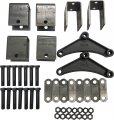 M-partsauto M-parts Double Eye Tandem Hanger Kit A Trailer For 3500-7000 Lb Axles 3-1 4 Tall Hangers Leaf Spring Springs Apt5 