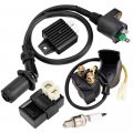Hiaors Gy6 Ignition Coil Ac Cdi Box Solenoid Relay Voltage Regulator Spark Plug For Tomberlin Crossfire 150r American 