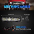 Rgb Led Light Bar 12 Inch Dt Connector Wiring Harness 16 Million Colors Spot Beam Smartphone App Control Driving Work Lights