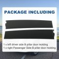 B-pillar Molding Window Rear Door Trim Set Left Right Replacement For Chevrolet Suburban 3500 Hd Chevy Tahoe Gmc Yukon Xl