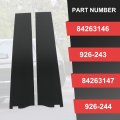 B-pillar Molding Window Rear Door Trim Set Left Right Replacement For Chevrolet Suburban 3500 Hd Chevy Tahoe Gmc Yukon Xl