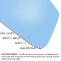 X Autohaux Mirror Glass Heated With Backing Plate Passenger Side Right Rear View For Bmw 745i 750i