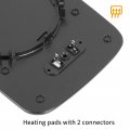 X Autohaux Mirror Glass Heated With Backing Plate Passenger Side Right Rear View For Bmw 745i 750i