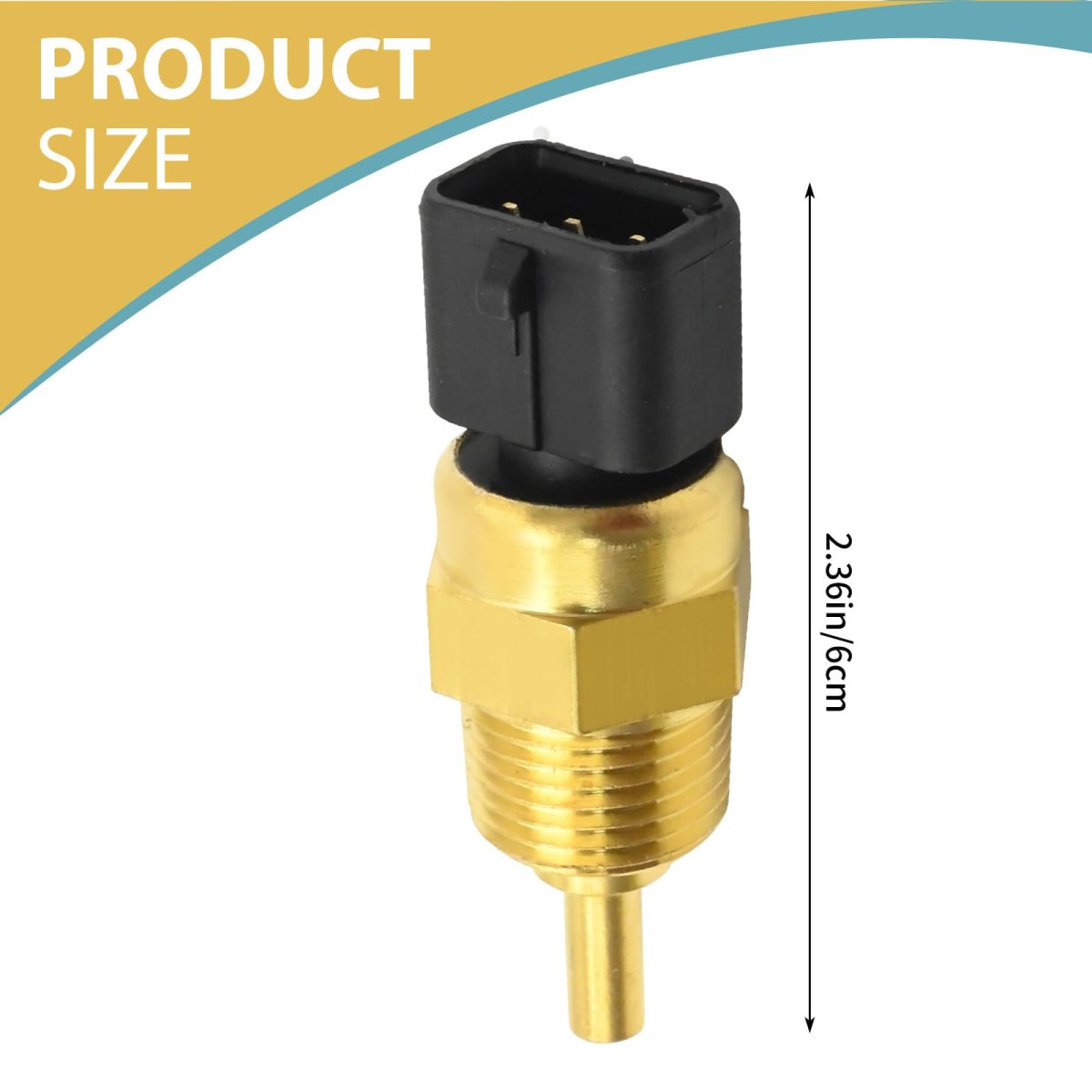 Hoypeyfiy 39220-38030 Water Temperature Sensor Assembly Replacement For Kiate Rio Rondo For Hyundai Accent Elantra Genesis