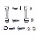 Httmt- Chrome Front Fender Mount Bracket Kits Compatible With H-d 93-06 Softail Springer Fxsts P N Tghd-had047-cd