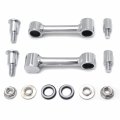 Httmt- Chrome Front Fender Mount Bracket Kits Compatible With H-d 93-06 Softail Springer Fxsts P N Tghd-had047-cd