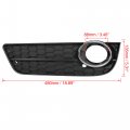 X Autohaux Car Front Bumper Left Side Fog Light Grill Lamp Cover 8t0 807 681 For Audi A5 2010-2012 Quattro 2008-2012