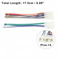 X Autohaux 71-1761 Car Stereo Cd Player Wiring Harness Wire Radio Adapter Install Plug Set For Toyota 1987-1994 Subaru Pioneer
