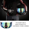 Qiilu Motorcycle Helmet Visor Shield Windscreen Replacement For 316 902 Agv K5 K3sv Colored
