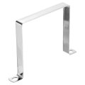 1pcs U Shaped Connector Bracket 120x20mm 304 Stainless Steel Pipe Strap Clamps For Door Shed Closed Bar Holder Strut Channel 