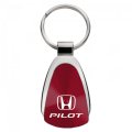 Au-tomotive Gold Teardrop Key Chain For Honda Pilot Burgundy