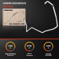 A-premium Automatic Transmission Oil Cooler Line Hose Assembly Compatible With Chevrolet Trailblazer Ext Buick Rainier Gmc