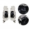 Front Driving Fog Light Assembly With Bulbs Bezel Set For 2014 2015 Sorento 2 Pack Halogen Chrome Housing And Clear Lens