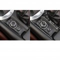 Uoada Handbrake Surround Forged Carbon Fiber Decals Trim Compatible With Mazda Mx-5 Nd Miata 2016-2021 Roadster 3 Pcs Volume