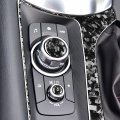 Uoada Handbrake Surround Forged Carbon Fiber Decals Trim Compatible With Mazda Mx-5 Nd Miata 2016-2021 Roadster 3 Pcs Volume
