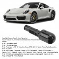 Headlamp Washer Nozzle Jet Sprayer Headlight Head Spray 99762826300 For 718 Boxster Cayman 911 Carrera Black