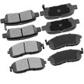 D815 D905 Front Rear Ceramic Brake Pad Set For Nissan Altima Juke Sentra 350z And Infiniti G35 With Hardware 