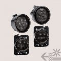 True Mods Led Turn Signal Side Marker Light Replacement For Jeep Wrangler Smoked Lens Amber Kit Jk Unlimited 2007-2018 