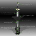 Dna Motoring Compatible With Infiniti I35 Maxima Black Powder Coated Mild Steel Rear Gas Shock Absorber