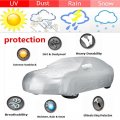 Uxcell 3xxl Waterproof Breathable Full Car Cover Sun Snow Dust Rain Resistant Protection 5 3 X 2 1 5m