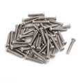 Uxcell 50pcs M3 X 17mm Stainless Steel Pan Head Phillips Machine Screws Bolts 