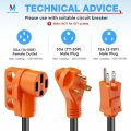 Mictuning 27 5 Inch 45 Amp Electrical Adapter 10 Gauge Heavy Duty Cord Cable