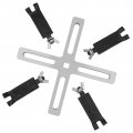 Utmall Adjustable Fuel Tank Lid Wrench For Vag 4 Jaws Pump Sender Remover 55mm-160mm