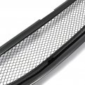 Hecasa Front Bumper Grill Compatible With 2003-2007 Toyota Corolla Ce Le S Xrs 4-door Hood Mesh Grille Powder Coated Black