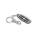 Lincoln Logo Custom Laser Cut With Uv Full-color Printing Acrylic Charm Key Chain