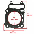 Caltric Cylinder Head Gasket Compatible With Honda Crf150r 2007-2009 2012-2022 12251-kse-671