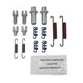 084-1827 Emergency Brake Shoe Hardware Kit Front Vehicle Specific Machined Finish 
