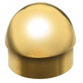 Lavi Industries 00-602 1h Polished Brass Half Ball End Cap 1-1 2 Od 